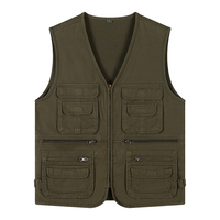 Gilet multi-poches personnalisé pour voyage travail activités décontractées pour escalade tir photographie pêche journaliste Logo vente en gros