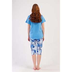 Combinaison de nuit ovale à manches courtes et col rond pour femme, taille XXL - Product Image 3