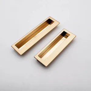 Jinrongda Hot sales Hidden Pull Cabinet invisibile incorporato maniglie delle porte scorrevoli da incasso con impugnatura da dito