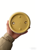Grand pot de fermentation en verre à grande capacité avec couvercle hermétique et robinet, récipient minimaliste pour la fabrication de kombucha, de vin et de liqueurs de fruits à domicile