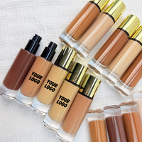 Fond de teint crème mat à couvrance totale 30 ml pour tous types de peau, maquillage visage vegan de haute qualité, fond de teint liquide waterproof
