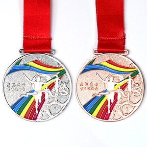 Precio competitivo personalizado aleación <span class=keywords><strong>de</strong></span> zinc chapado en oro 3D maratón correr deportes medallas y trofeos <span class=keywords><strong>placas</strong></span> - Product Image 3