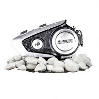 Nouveau casque de moto LS2 I9S avec casque intégré, interphone sans fil longue portée, étanche, pour les voyages en plein air, design sobre