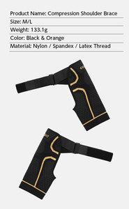 Supporto per <span class=keywords><strong>Spalla</strong></span> e Fascia Compressiva per Braccio per Prevenire Distorsioni e Allentamenti - Product Image 4