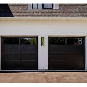 <span class=keywords><strong>Puerta</strong></span> de Garaje Seccional <span class=keywords><strong>Automática</strong></span> Moderna de Tamaño Personalizado <span class=keywords><strong>con</strong></span> Construcción de Acero para Puertas de Garaje Dobles, Uso Exterior - Product Image 3