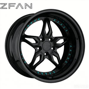 Rines de Aleación ZFAN 17-26 5x112 120 130 Forjados 6061-T6 Cromados Cóncavos Profundos para <span class=keywords><strong>Rolls</strong></span> <span class=keywords><strong>Royce</strong></span>, Land Rover, Porsche G80, G70, <span class=keywords><strong>SUV</strong></span> - Product Image 2