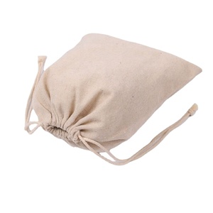Sac à cordon personnalisé en coton et lin recyclable, emballage cadeau pour bijoux, rangement doux et réutilisable pour chaussettes et chaussures, marque NIEN - Product Image 5