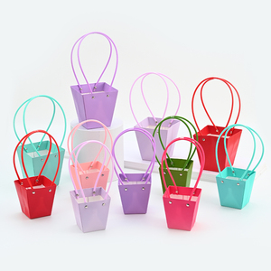 Borsa all'ingrosso del fiore della carta Kraft per i regali di san valentino per i mazzi e le forniture delle borse per i negozi di fiori - Product Image 3