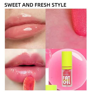 ODM/OBM Vegan certifié CE huile de brillant à lèvres liquide scintillant hydrate longtemps réduit les <span class=keywords><strong>rides</strong></span> remplissages éclaircit les lèvres empêche - Product Image 2