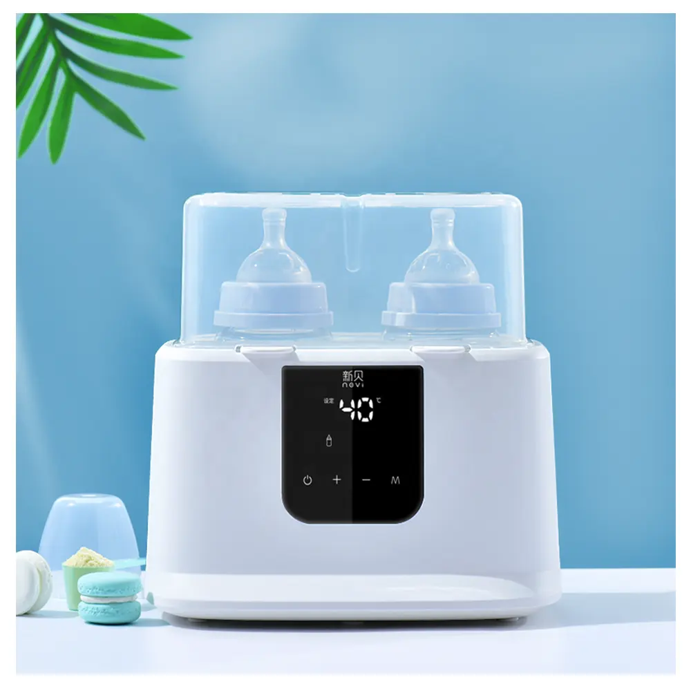 Panel inteligente con pantalla LED, calentador de botellas de agua eléctrico avanzado para leche materna