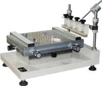 Impresora de Plantillas Manual de Alta Precisión Qihe QH3040, 220V, para Impresión de Circuitos Impresos Planos Pequeños, 10um