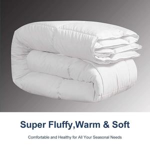 100% Polyester Fluffy Alternative Fill Hotel Collection Tröster Wasch bare Bettdecke Innen für Zuhause Einfach für Queen King <span class=keywords><strong>Size</strong></span> Bett - Product Image 6