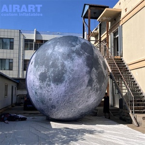 Modello Gonfiabile Gigante di Luna e <span class=keywords><strong>Pianeti</strong></span> per Decorazioni Eventi, Pallone Gonfiabile Grande Luna e Stella per Ornamenti per Feste - Product Image 4