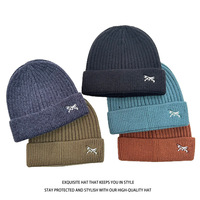 Cappello invernale Unisex con cappello da sci ricamato in maglia 3D cappello con teschio lavorato a maglia