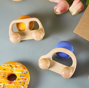Caoxian Huashen 2 Stuks Houten Auto 'S Montessori Verpleging Play Gym Onafgewerkt Hout Auto 'S Houten Auto 'S Voor Peuters - Product Image 5
