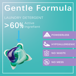 <span class=keywords><strong>Chano</strong></span> 45 Cápsulas de Detergente Ecológicas Desechables para Lavandería, Eliminación Eficaz de Manchas, Bolsas de Perlas al por Mayor - Product Image 4