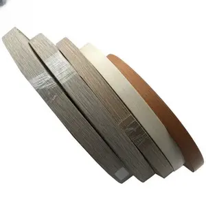 Dekorasi furnitur ABS Edgebanding pita tepi kayu melamin tepi PVC pita pengikat tepi