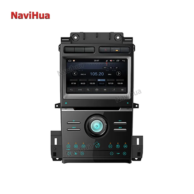 Navihua dokunmatik ekran Android otomobil radyosu Video GPS navigasyon sistemi Ford Taurus araç DVD oynatıcı için 2012 multimedya oynatıcı araba Stereo