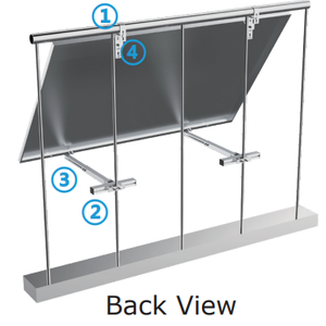 <span class=keywords><strong>Kit</strong></span> di Montaggio per Pannelli Solari da Balcone all'Ingrosso Europa Sistema di Alimentazione <span class=keywords><strong>Solare</strong></span> Domestico per Balconi - Product Image 2