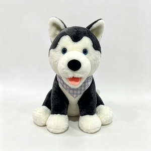 Lindo Peluche de <span class=keywords><strong>Husky</strong></span> Sentado, Compañero Reconfortante, Juego Imaginativo, Perro de Peluche Suave para Jugar - Product Image 6