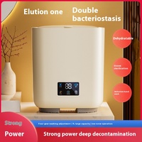 Mini lave-linge automatique en plastique pour sous-vêtements, chaussettes, lave-linge/sécheuse tout-en-un avec ions argent pour une utilisation en petite résidence étudiante