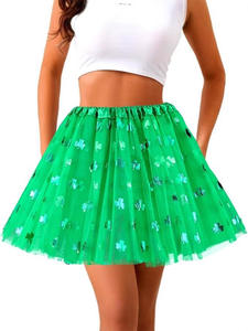 Décoration de fête, jupe tutu pour filles, jupe de danse pour enfants, jupe de ballet des années 1920, robes tutu pour femmes et filles, St. <span class=keywords><strong>Patrick</strong></span> pour la fête - Product Image 1