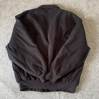 Vente en gros de vestes d'université vierges vestes de moto vestes de moto pour hommes Boxy Fit personnalisé boucle de pompier avec fermoir fermeture