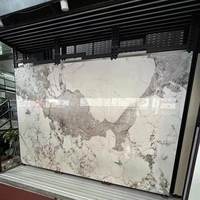 Lámina de PVC de Alto Brillo con Efecto Mármol, Panel de Pared Flexible, Impermeable y Resistente a los Rayos UV, Panel Decorativo para Interiores de Duchas y Proyectos Hoteleros