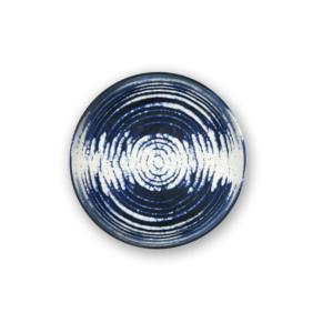 Piatto da Zuppa Excelsa in Ceramica Blu Ermes, Diametro 18 cm e Spessore 5 cm, 18x5 cm - Product Image 1