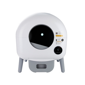 Bac <span class=keywords><strong>à</strong></span> <span class=keywords><strong>sable</strong></span> autonettoyant pour chats avec application de rinçage facile 65L grand espace 9L - Product Image 2