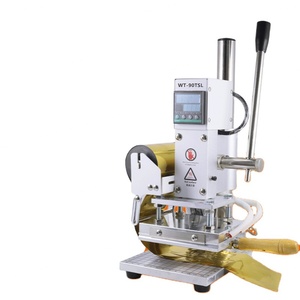 Machine numérique manuelle de gaufrage de logo sur cuir, taille de chauffage 10*13cm, machine de marquage à chaud pour logo en cuir - Product Image 1