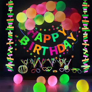 Globo de neón transparente de 10 pulgadas, globo fluorescente de lunares, decoración <span class=keywords><strong>para</strong></span> fiesta de cumpleaños, <span class=keywords><strong>bar</strong></span>, color caramelo, 1,5g - Product Image 6