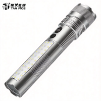 Nouvelle Lampe Torche Laser Blanche Ultra-Lumineuse Haute Intensité pour Extérieur, Modèle 2026, en Alliage d'Aluminium, IP54, Portable et Rechargeable pour Usage Domestique