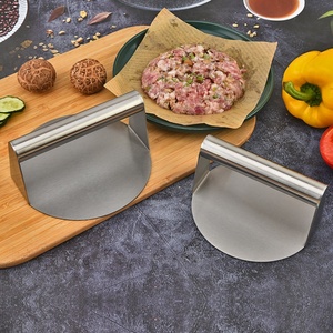 Kit de herramientas de acero inoxidable para barbacoa de cocina, prensa manual para hacer hamburguesas, prensa para carne, prensa para smash burgers - Product Image 3