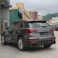 Kit carrosserie en fibre de carbone Jitan en promotion pour Audi Q5 Q5L SQ5 – Pièces de carrosserie auto en fibre de carbone : Lame avant, diffuseur arrière avec tuyau d'échappement