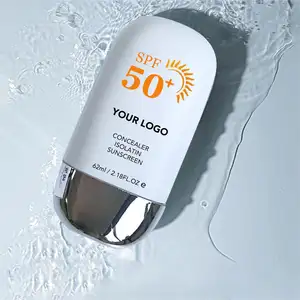 Индивидуальная торговая марка Spf 50 + нежная формула для борьбы с маслом для женщин солнцезащитный крем для чувствительной кожи минеральный солнцезащитный лосьон