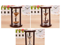 Reloj de Arena Creativo Retro para Preparar Té, Temporizador de Arena Fluida, Regalo para Estudiantes, Adorno Creativo para Escritorio y Sala de Estar