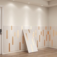 Papiers peints autocollants 3D créatifs en PVC imperméables, motif brique moderne, 30cm*60cm, pour la décoration de la maison, du studio et du salon