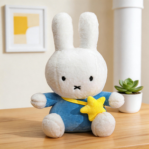 <span class=keywords><strong>Mimi</strong></span> Rabbit Bolso de Hombro de Peluche de Algodón PP Color <span class=keywords><strong>Café</strong></span>, Juguete Reconfortante, Muñeco Decorativo de Conejo Sentado con Estrella, Venta al por Mayor Transfronteriza - Product Image 5