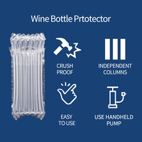Chambre d'enveloppe en PE personnalisée coussin gonflable coussin à bulles chocs d'air sac de colonne pour les expéditeurs de bouteilles de vin Type de film protecteur