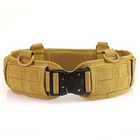Ceinture de combat Tacticon Ceinture tactique rembourrée avec boucle à dégagement rapide en métal