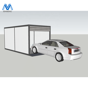 Maisons préfabriquées Salon modulaire mobile Débarras Parking <span class=keywords><strong>Garage</strong></span> Maisons préfabriquées avec portes à volets roulants - Product Image 3