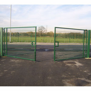 Portail battant double, porte à battants, clôture en treillis métallique, portail de jardin, treillis 3D, pas cher, installation facile et rapide - Product Image 6