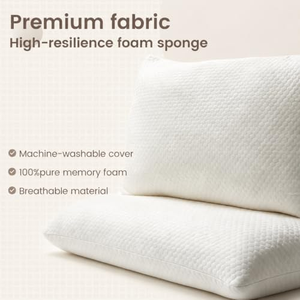 Oreiller de soutien cervical en mousse à mémoire de forme tricotée OEM – Conception portable pour un sommeil sain - Product Image 5