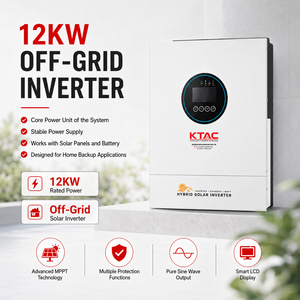 Sistema Solare Ibrido Off-Grid da 30KWH con <span class=keywords><strong>Inverter</strong></span> da 12KW, Batteria al Litio 51.2V 314Ah e <span class=keywords><strong>Pannelli</strong></span> <span class=keywords><strong>Solari</strong></span> <span class=keywords><strong>per</strong></span> Casa - Product Image 3