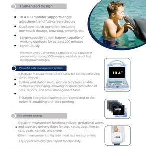 Peralatan diagnostik dokter hewan pemindai <span class=keywords><strong>Ultrasound</strong></span> A & B, Ophthalmic canggih terlaris dengan teknologi pemrosesan sinyal - Product Image 6