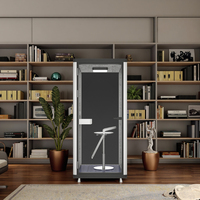 Moderne pour l'acoustique Microphone de masque de jeu insonorisé Matériaux de construction innovants Pods de bureau Hush Office Pods