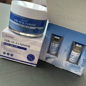 Crème pour le visage ZS Blue Copper Peptides avec Exoso, soutien de la barrière cutanée, renouvellement et hydratation de la peau, crème anti-âge au tri-peptide GHK-Cu - Product Image 6