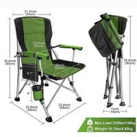 Vente en gros de chaise de camping pliante portable avec porte-gobelet et sac de rangement chaises de mobilier d'extérieur pour le camping la randonnée