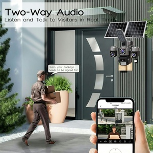 Hieasy 12X Zoom 4Lens AOV PTZ IP 4G Sim Card Solar <b>Camera</b> Outdoor 10K 4Screens WiFi Surveillance <b>Wireless</b> CCTV <b>Security</b> Cameras - Product Image 4